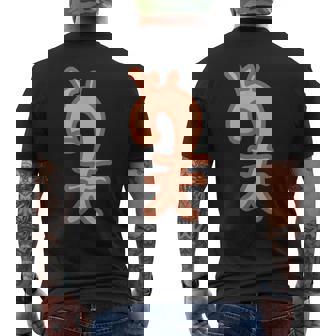 心臓大動脈主血管 動脈瘤サバイバー メンズTシャツ バックプリント - Kawaiitshirt