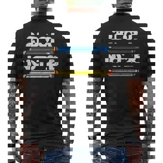 愉快なシェイクスピアの引用句、文学、2Bまたはnot 2B メンズTシャツ バックプリント - Kawaiitshirt