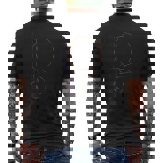 抽象的なヘッドプリントoskarchlemmer メンズTシャツ バックプリント - Kawaiitshirt