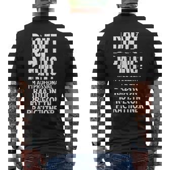 放射線防護士 メンズTシャツ バックプリント - Kawaiitshirt