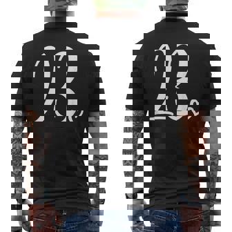 数字23 23歳 23歳 23歳の誕生日 23歳 メンズTシャツ バックプリント - Kawaiitshirt