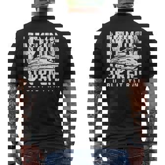 新幹線 新幹線 N700s 日本高速鉄道 メンズTシャツ バックプリント - Kawaiitshirt