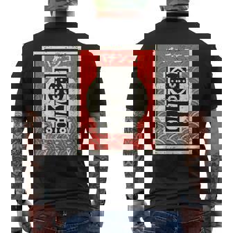 日本アーケードゲーム パチンコ メンズTシャツ バックプリント - Kawaiitshirt