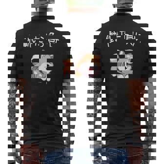 おもしろ 柴犬 、働いたら負け メンズTシャツ バックプリント - Kawaiitshirt