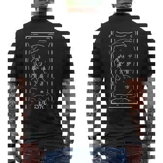 死のタロットカード 死神 メンズTシャツ バックプリント - Kawaiitshirt