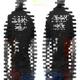 海を眺めに来ました 船釣り 釣り好き 釣り人 海釣り 趣味 おもしろ ネタ ジョーク 趣味釣り 釣り メンズTシャツ バックプリント - Kawaiitshirt