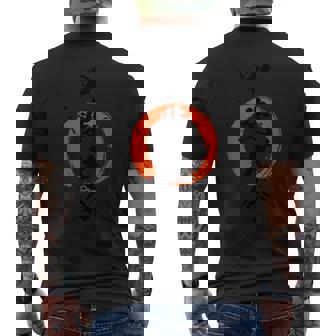 甲斐犬命 筆文字 和風 メンズTシャツ バックプリント - Kawaiitshirt