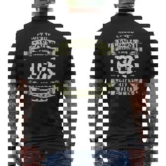 真の伝説は 1936 年に誕生しました ビンテージ 90 周年記念デザイン メンズTシャツ バックプリント - Kawaiitshirt