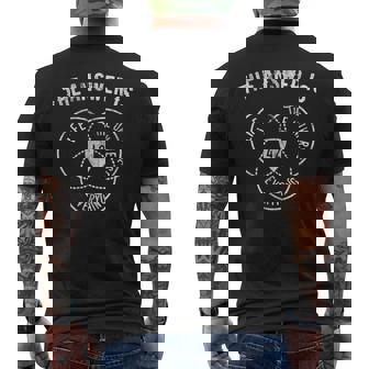 答えは42 ダグラス・アダムスのベン図 メンズTシャツ バックプリント - Kawaiitshirt