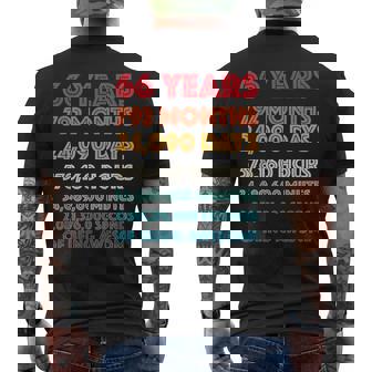 素晴らしい66歳の誕生日プレゼント 面白い レトロ 66歳の誕生日 メンズTシャツ バックプリント - Kawaiitshirt