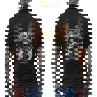 芸術的なフレンチドッグ愛好家フレンチブルドッグ メンズTシャツ バックプリント - Kawaiitshirt