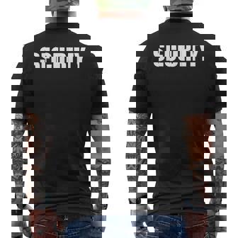 警察 特別行事 保護 警備員 メンズTシャツ バックプリント - Kawaiitshirt