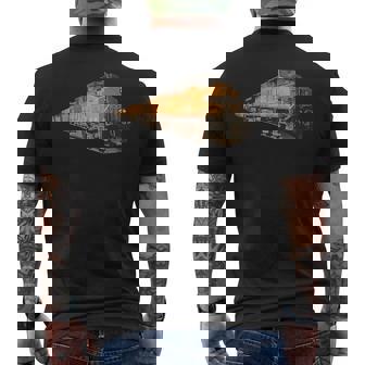 貨物列車 メンズTシャツ バックプリント - Kawaiitshirt