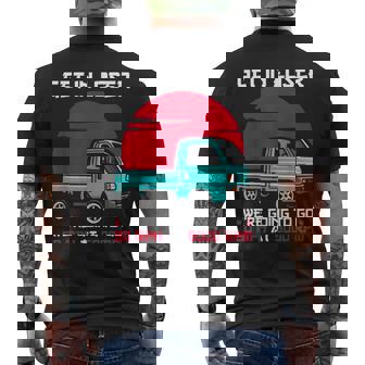 軽トラックジャパン ミニトラック Get In Loser 日本トラック メンズTシャツ バックプリント - Kawaiitshirt