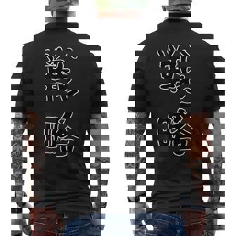 面白い ギフト 文字入り 「戦略」おもしろギャグ-ジョーク 漢字 戦略 メンズTシャツ バックプリント - Kawaiitshirt