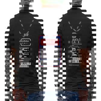 面白いfエリア 51 宇宙人 Idパス ハロウィンコスチューム メンズTシャツ バックプリント - Kawaiitshirt