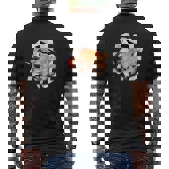 面白いtシャツ レッサーパンダ メンズ 動物 グッズ かわいい 面白い 服 ネタ メンズTシャツ バックプリント - Kawaiitshirt