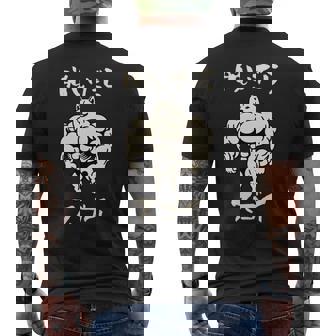 面白いtシャツ 柴犬 筋トレ 脱いだら凄い イヌ わんこ メンズ 犬好き グッズ おもしろ 面白い 服 ネタ 長袖tシャツ メンズTシャツ バックプリント - Kawaiitshirt