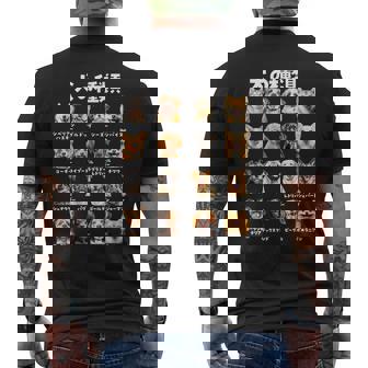 面白いtシャツ 犬 イヌ 犬の種類 わんこ メンズ 犬好き グッズ かわいい 面白い 服 ネタ メンズTシャツ バックプリント - Kawaiitshirt