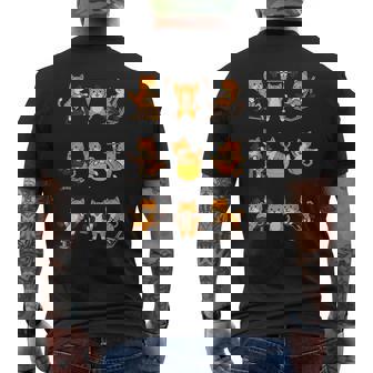 面白いtシャツ 猫 ネコ 筋トレ ジム おもしろグッズ かわいい おもしろtシャツ 面白い 服 ネタ メンズTシャツ バックプリント - Kawaiitshirt