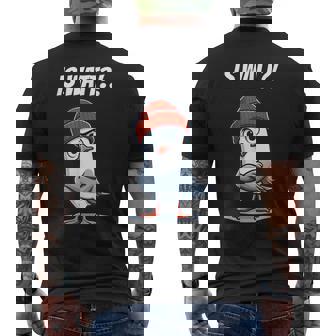 面白い北海のカモメはワット低ドイツ語オストフリースラントと言っています。 メンズTシャツ バックプリント - Kawaiitshirt