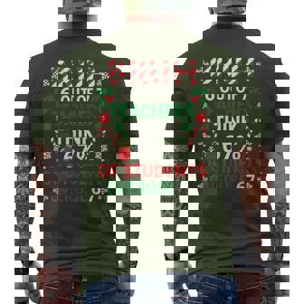 6 Out Of 7 Teachers Ugly Christmas Sweater 67 Men's T-shirt Back Print | Seseable FR