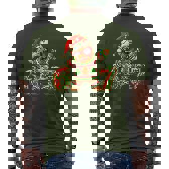 67 Christmas 6 7 Meme Gingerbread Man Xmas Pajamas Six Seven Men's T-shirt Back Print | Seseable CA