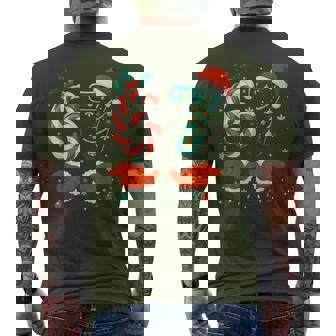 67 Six Seven 6 7 Meme Xmas Custome Couple Christmas Matching Men's T-shirt Back Print - Thegiftio