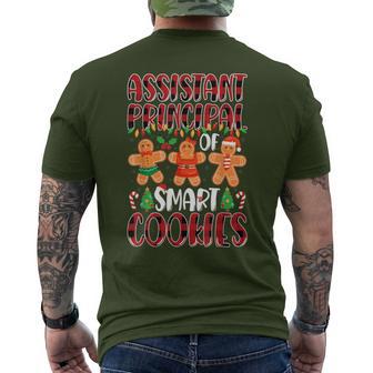 Assistant Principal Of Smart Cookies Xmas Party Christmas Men's T-shirt Back Print - Thegiftio