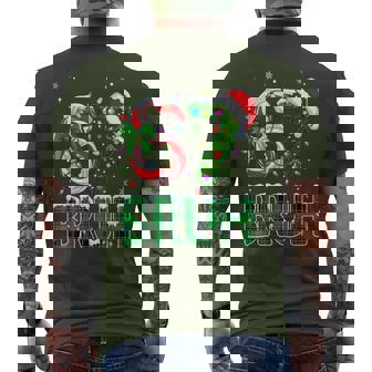 Bruh 67 Six Seven 6 7 Meme Christmas Tree Candy Cane Ns Men's T-shirt Back Print | Seseable CA