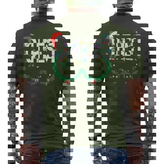 Chest Nuts Christmas Matching Couple Chestnuts Xmas Men's T-shirt Back Print - Monsterry