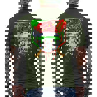 Christmas Baseball Drip For Boys Ice Cream Drip Baseball Men's T-shirt Back Print - Seseable