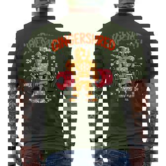 Christmas Gym Gingerbread Men's T-shirt Back Print | Seseable UK