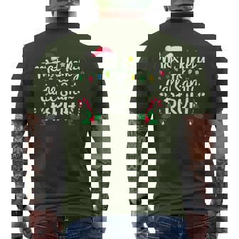 Christmas Most Likely Call Santa Bruh Xmas Men's T-shirt Back Print | Seseable CA