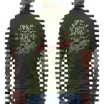 Christmas You're What The French Call Les Incompetent -Adults Winter Black Small Crew Neck Short Sleeve Men's T-shirt Back Print - Thegiftio