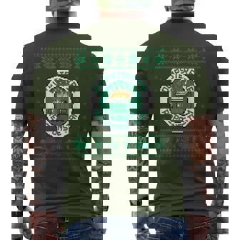 Dumpster Fire Response Team Chaos Ugly Sweater Cute Employee Men's T-shirt Back Print | Seseable FR