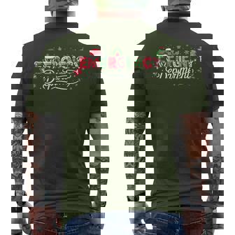 Emergency Department Christmas Santa Er Men's T-shirt Back Print | Seseable FR