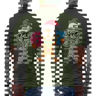 67 Christmas Six Seven Meme Xmas Gingerbread 6-7 Boys Men's T-shirt Back Print | Seseable CA