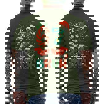 Bruh 67 Six Seven 6 7 Meme Christmas Boys Santa Elf Men's T-shirt Back Print | Seseable FR