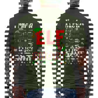 Christmas I'm Not An Im Just Matching Family Men's T-shirt Back Print | Seseable CA