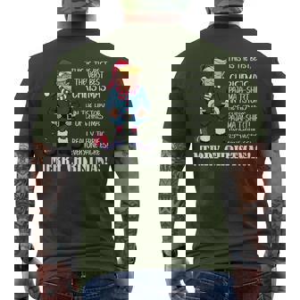 Donald Trump Christmas Pajama Men's T-shirt Back Print | Mazezy