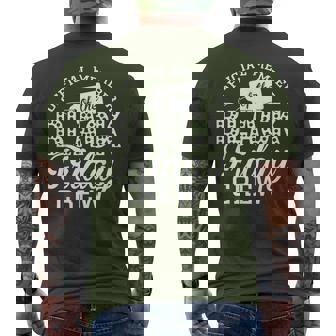 Official Member Of The Friday Shopping Crew Christmas Men's T-shirt Back Print - Monsterry