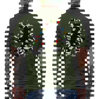 Pussy-Cat From Christmas Vacation Frieds Black U-Neck Men's T-shirt Back Print | Seseable CA