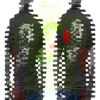 Six Seven 6 7 Meme 67 Xmas Hand Christmas Costume Men's T-shirt Back Print | Seseable UK