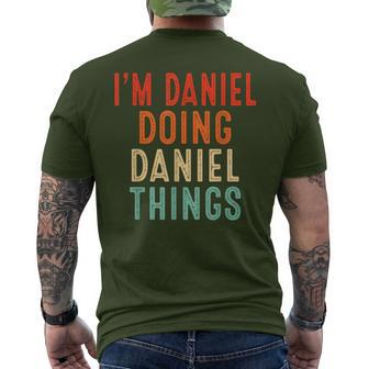 I'm Daniel Doing Daniel Things Christmas Idea Men's T-shirt Back Print - Monsterry