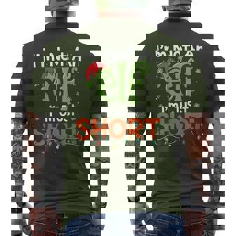 I'm Not An Elf I'm Just Short Christmas Matching Elf Men's T-shirt Back Print | Seseable CA