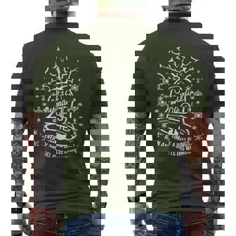 It's A Wonderful Life Everytime A Bell Rings Christmas Movie Men's T-shirt Back Print - Monsterry