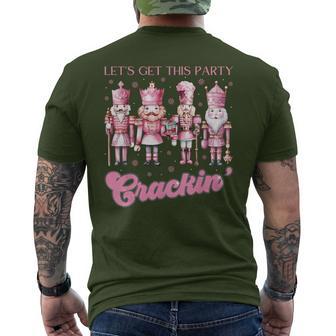 Let's Get This Party Crackin' Christmas Nutcracker Squad Men's T-shirt Back Print - Thegiftio UK
