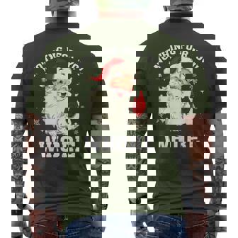 Nothing For You Whore Santa Men's T-shirt Back Print | Mazezy