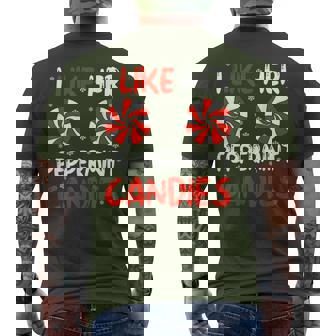 I Like Her Peppermint Candies Couple Matching Christmas Men's T-shirt Back Print | Seseable CA